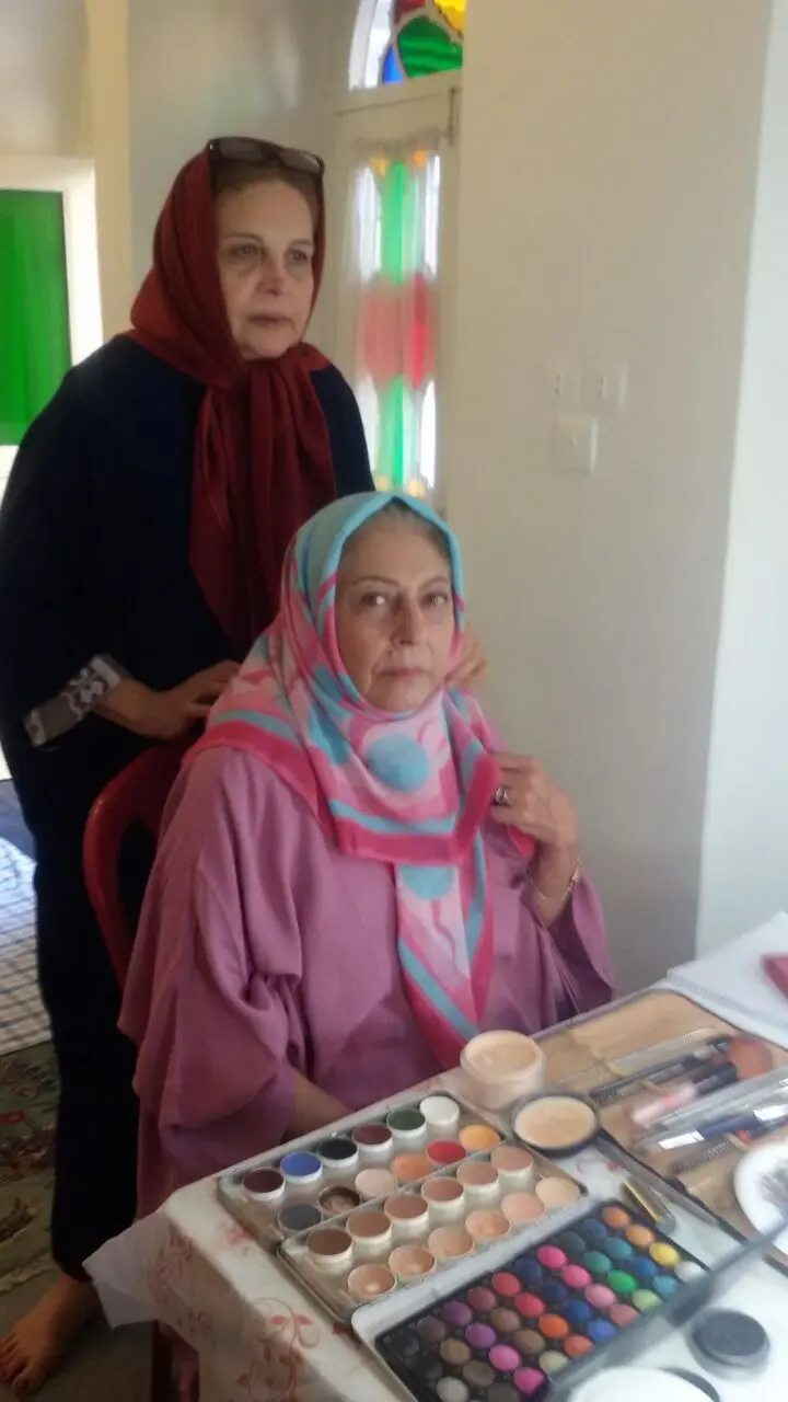Behind the scenes makeup session 1