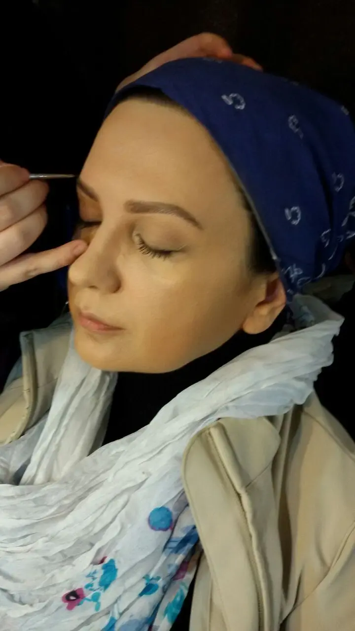 Behind the scenes makeup session 3