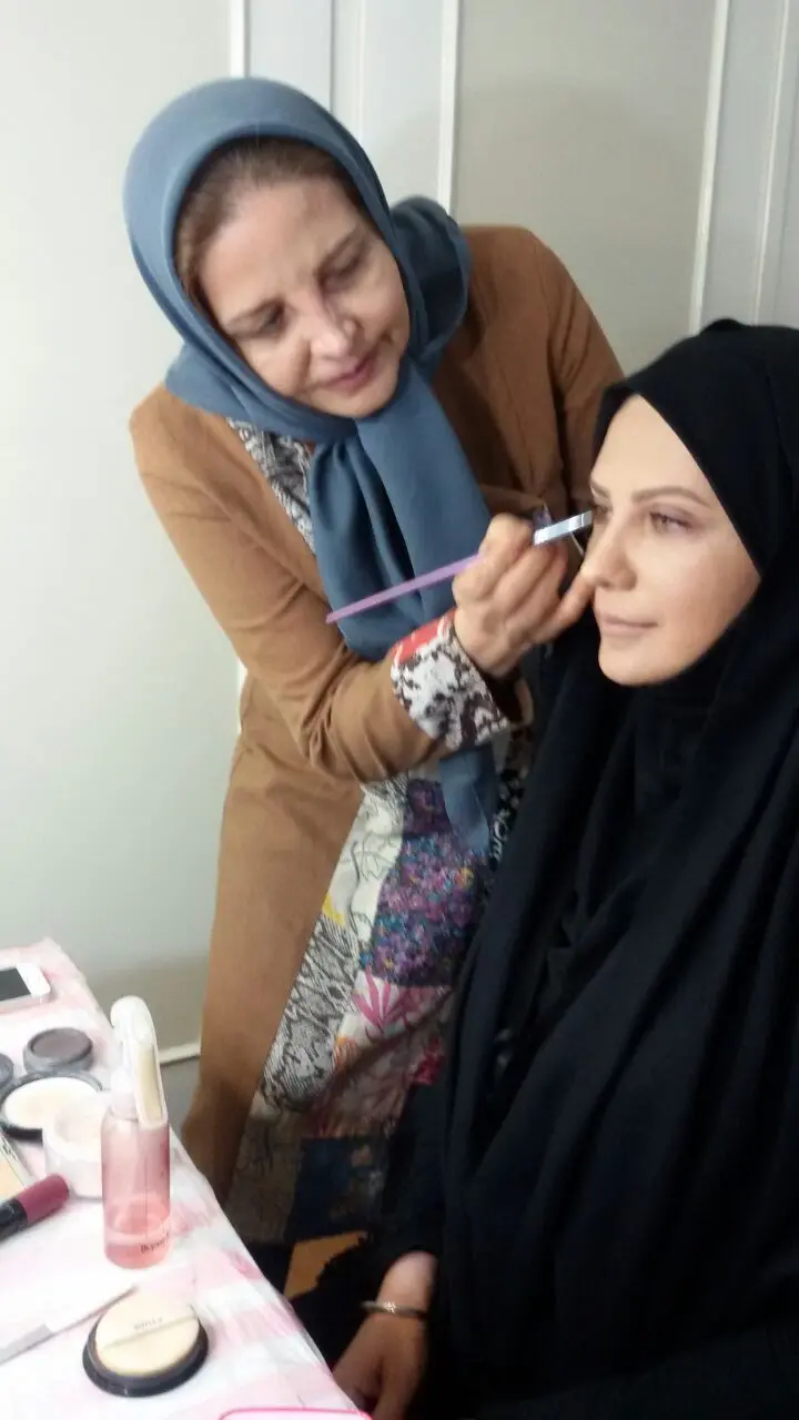 Behind the scenes makeup session 7