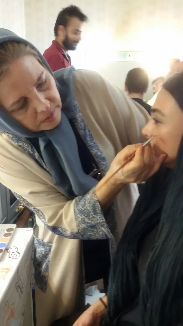 Behind the scenes makeup session 8